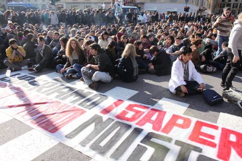 Manifestazione degli studenti/1