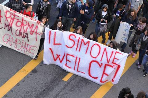 Manifestazione degli studenti/1