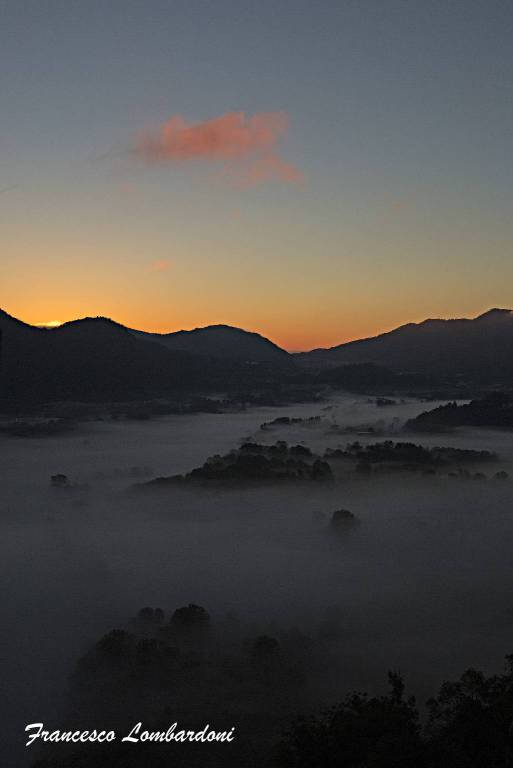 Alba dalla chiesetta di Airluno