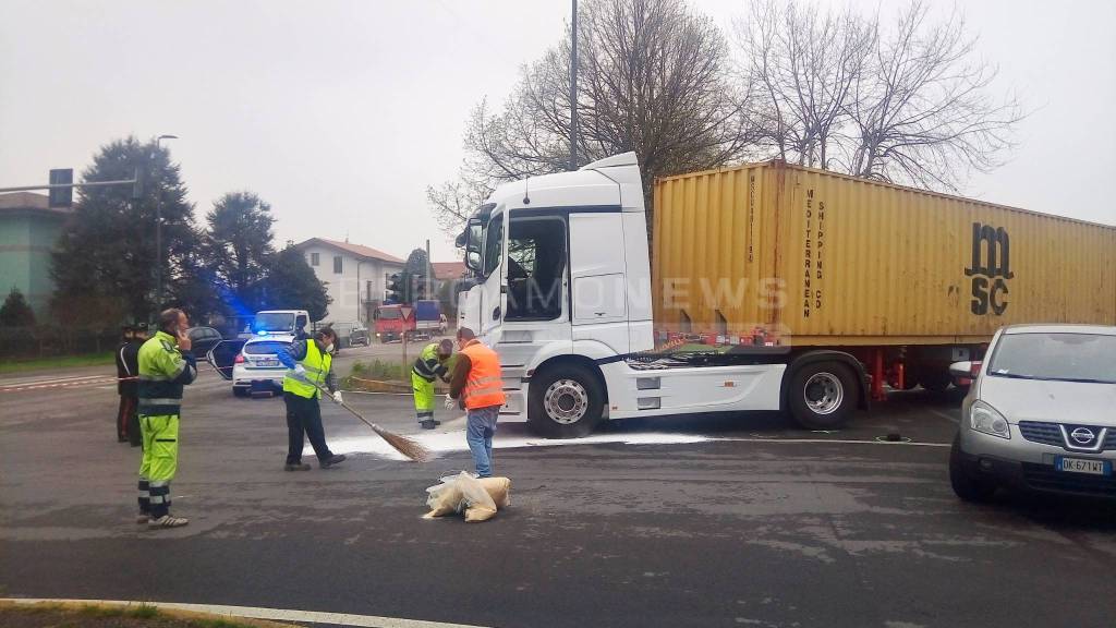 Incidente mortale a Ciserano