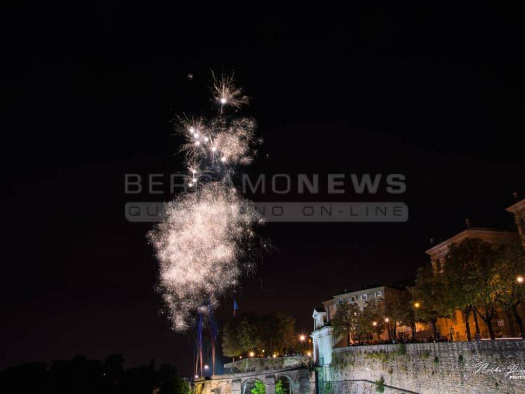 Fuochi d'artificio per Sant'Alessandro 2017