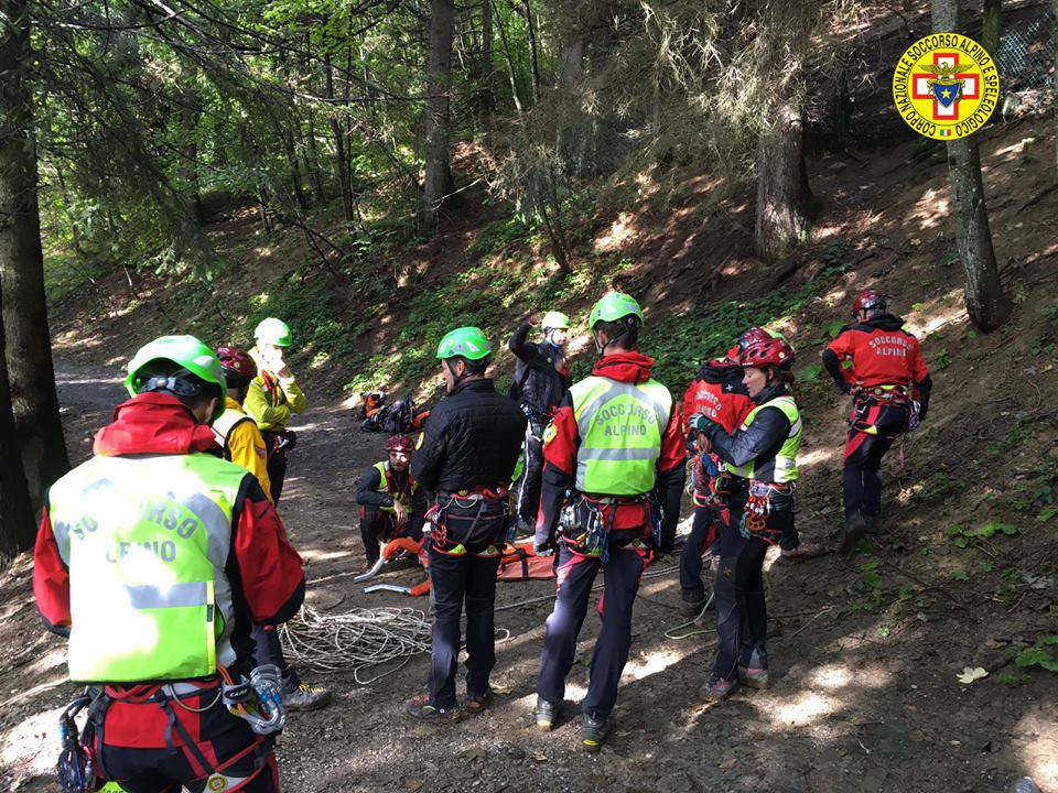 esercitazione soccorso alpino