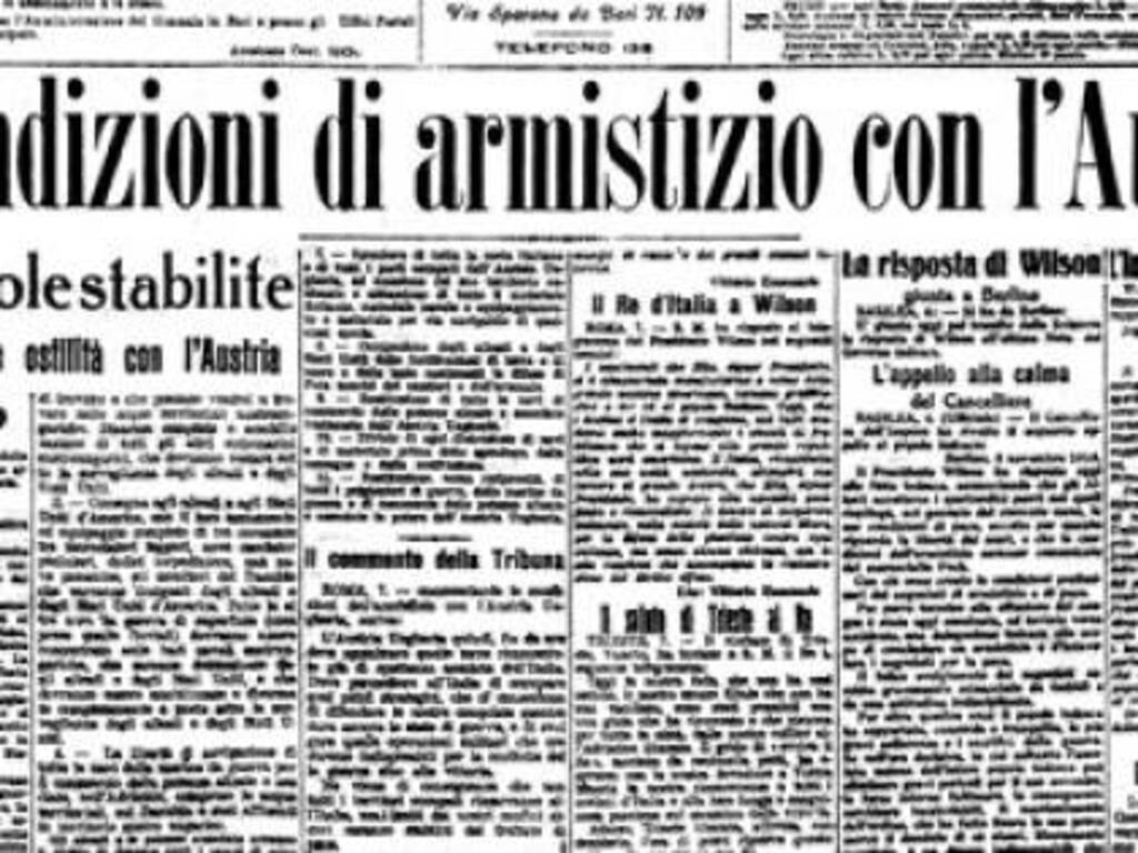 Grande Guerra: l'armistizio