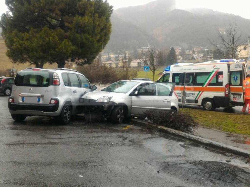 Incidente stradale a Clusone