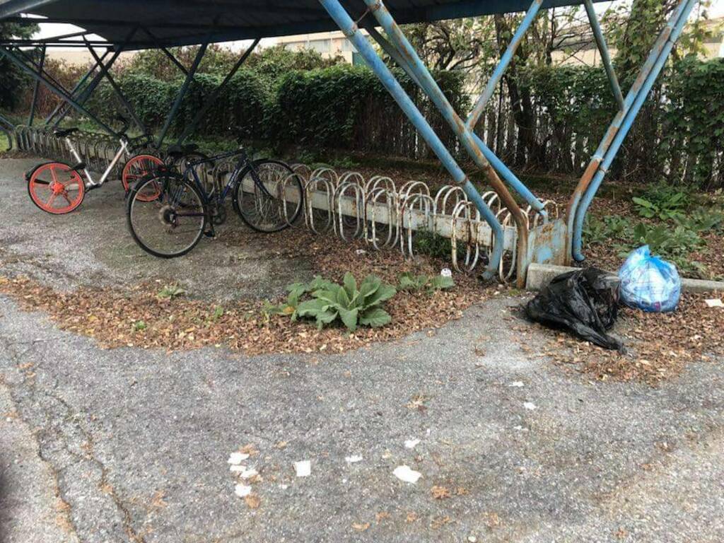 Vandali alla stazione di Morengo