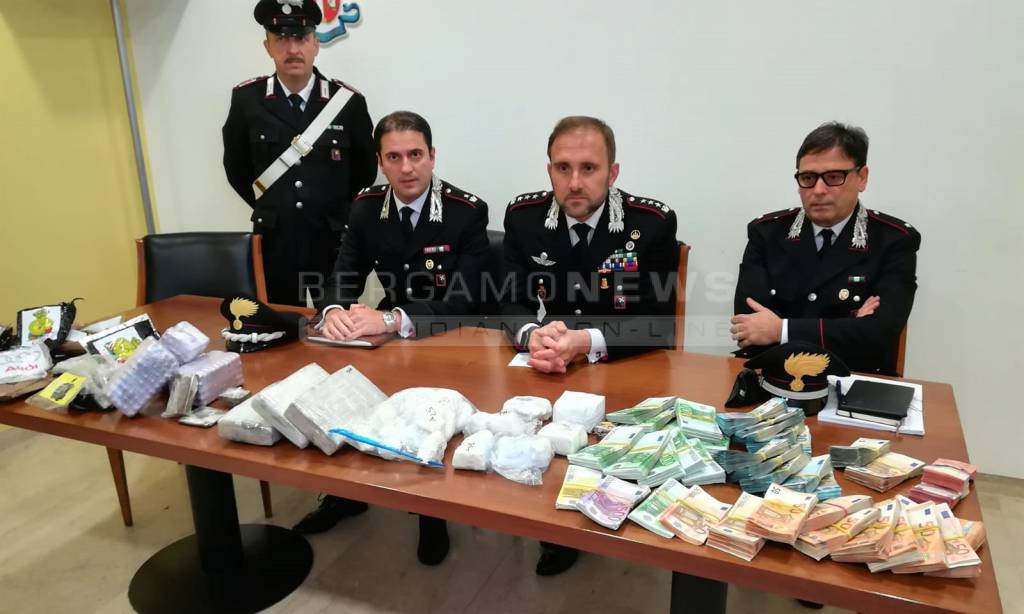 Maxi sequestro di droga a Castel Rozzone