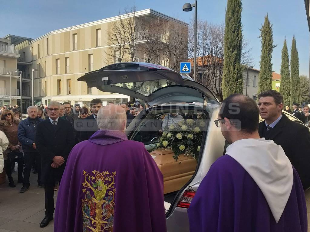 I funerali di Marisa Sartori