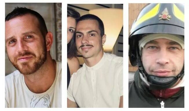 Marco Triches, 38 anni, Nino Candido, di 32, e Matteo Gastaldo, di 46