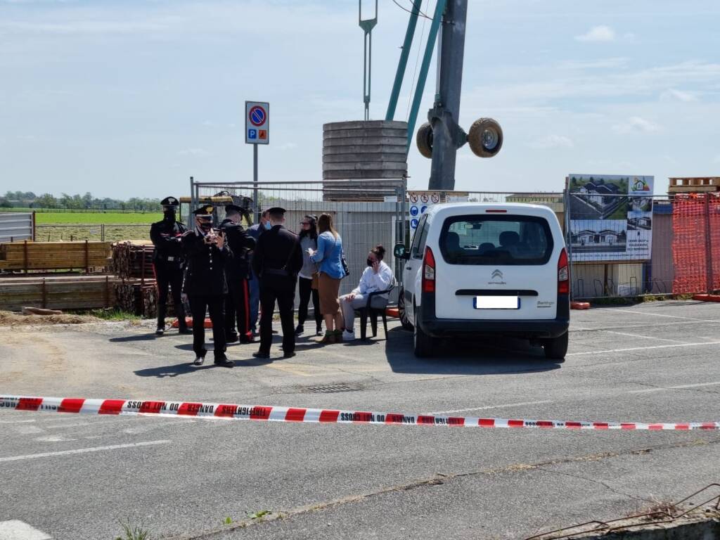 infortunio mortale cantiere pagazzano 