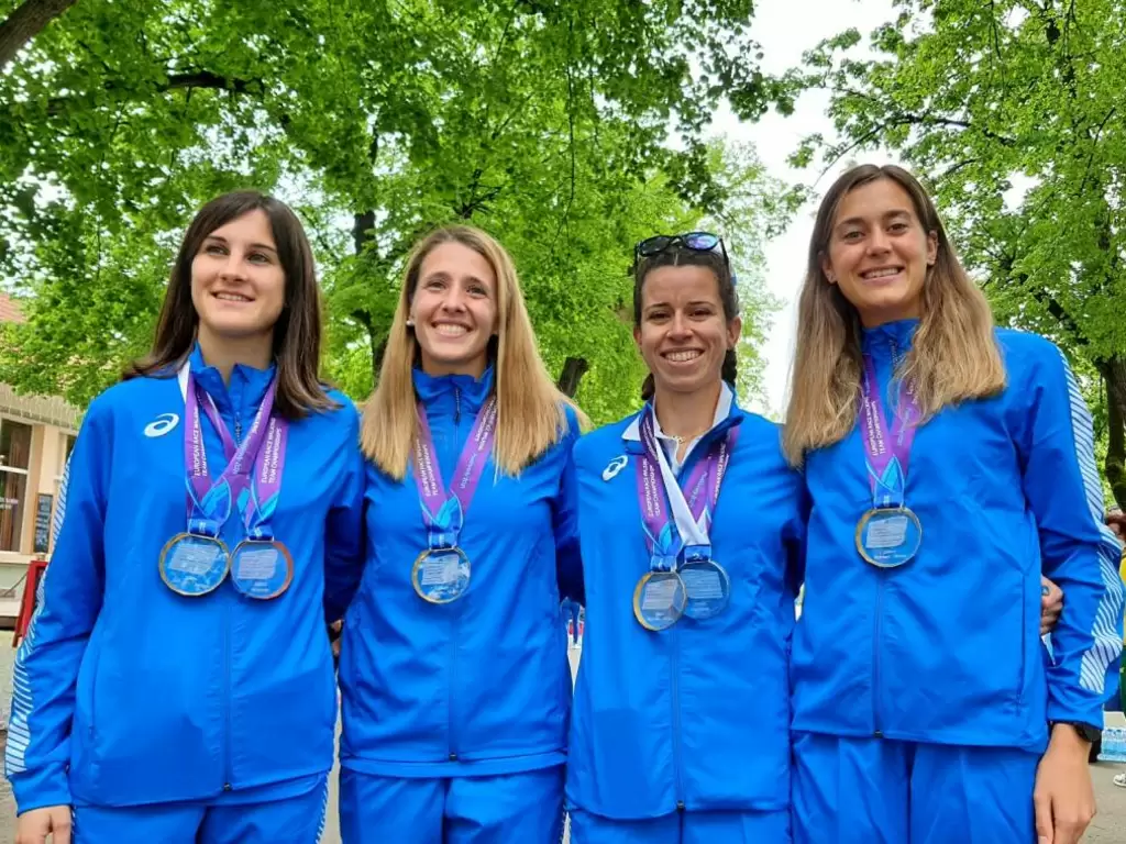 Campionati Europei a squadre Barcella Curiazzi e Foresti d oro