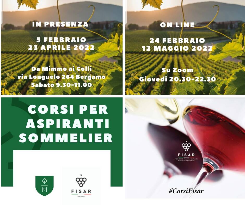 1° LIVELLO ASPIRANTE SOMMELIER PADOVA - Fisar Padova Corsi Sommelier