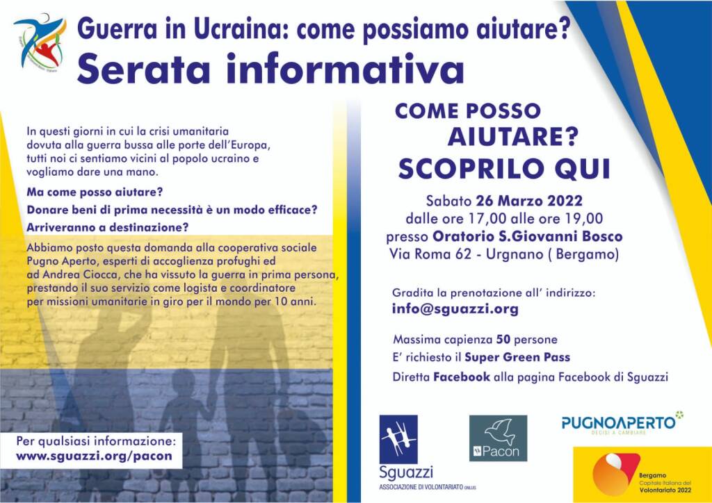 serata informativa ucraina urgnano