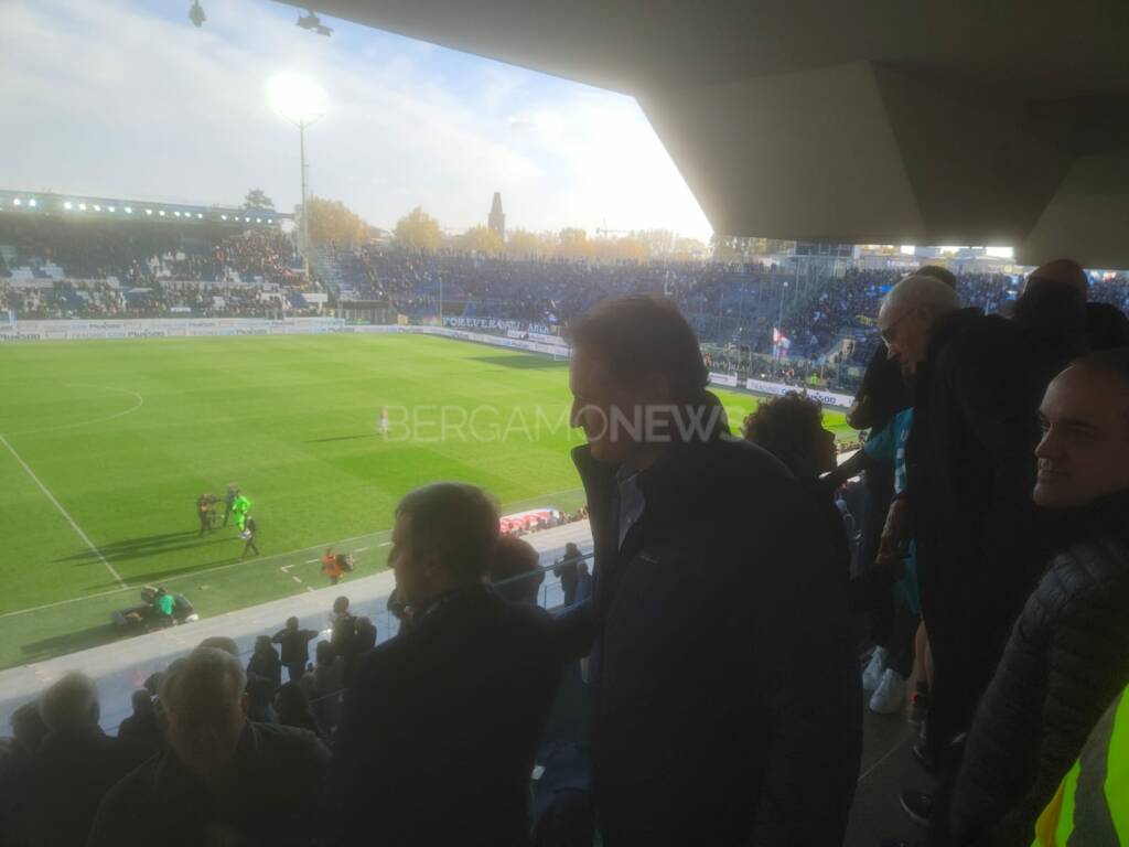 Il co-chairman Pagliuca al Gewiss Stadium per Atalanta-Inter