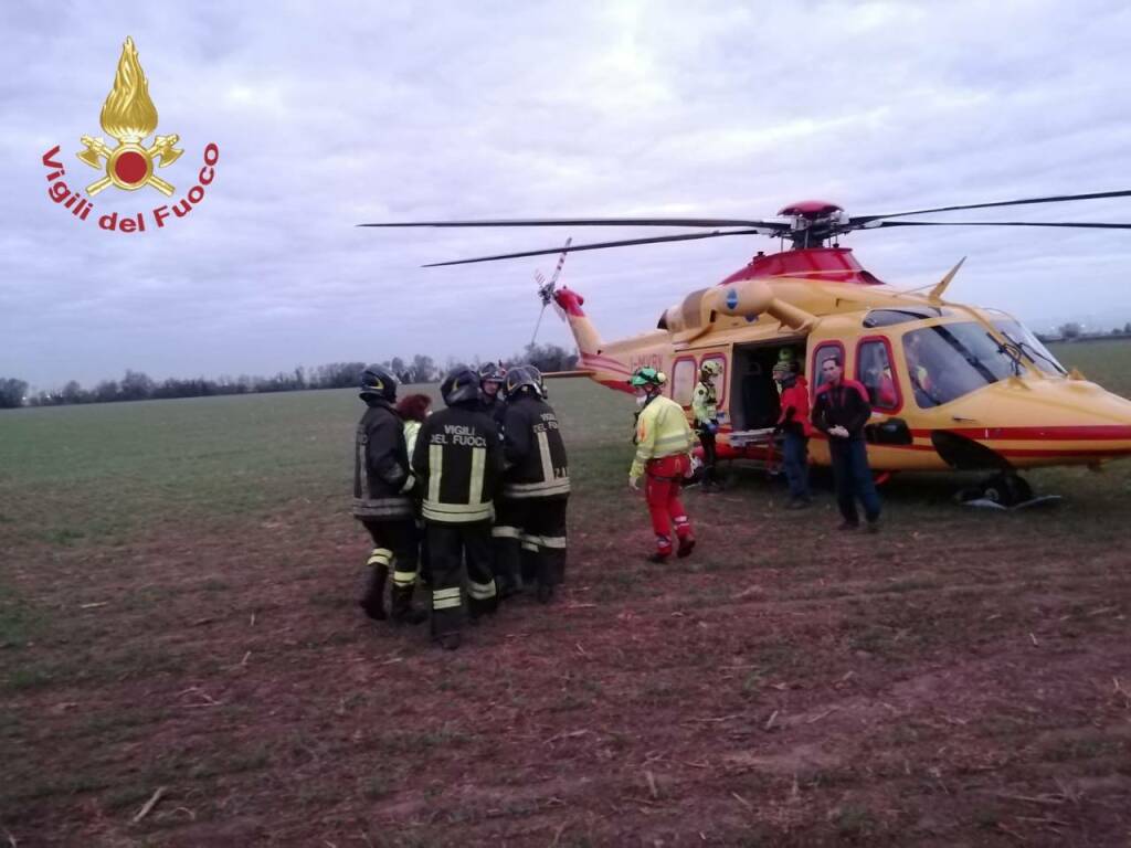 incidente isso, elisoccorso, vigili del fuoco