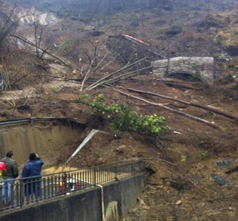 Frane e smottamenti in Bergamasca