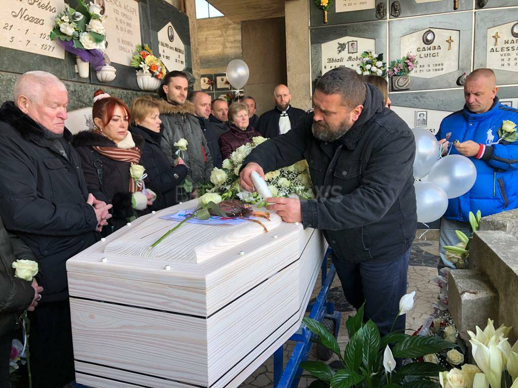 Romano, i funerali di Yana Malaiko