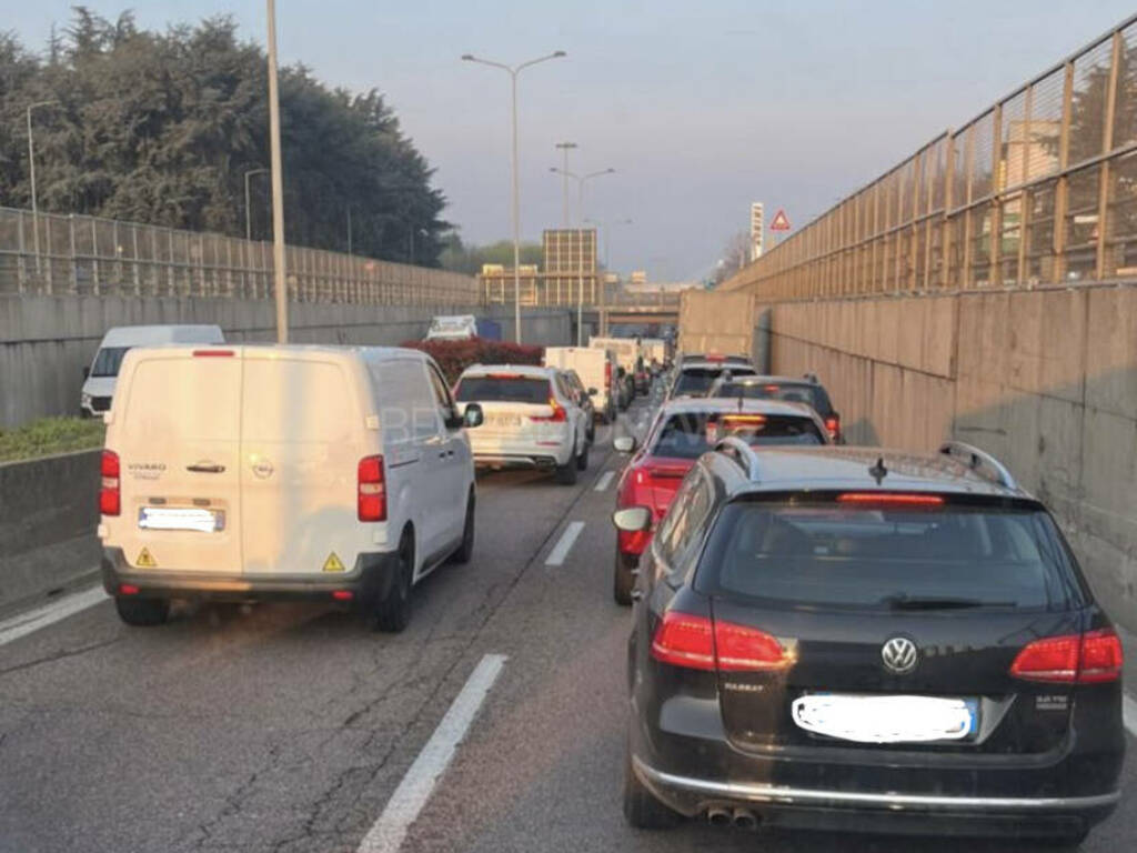 traffico coda lavori asse interurbano