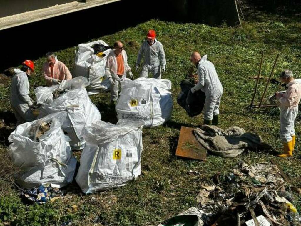 Pulizia straordinaria del Morla a Campagnola