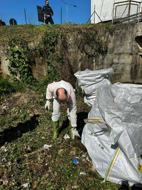 Pulizia straordinaria del Morla a Campagnola