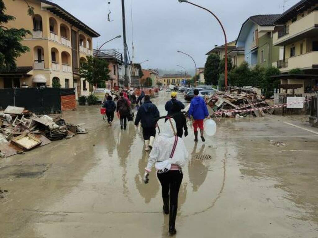 Bergamaschi in aiuto agli alluvionati dell'Emilia 