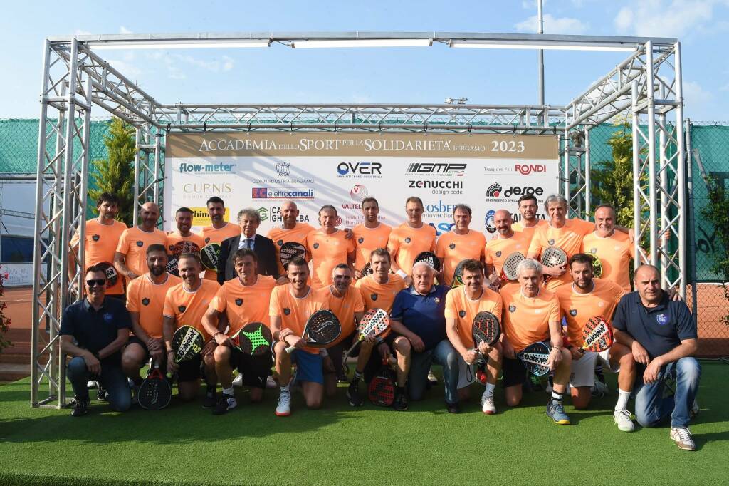 Esordio del padel coi campioni all'Accademia dello Sport