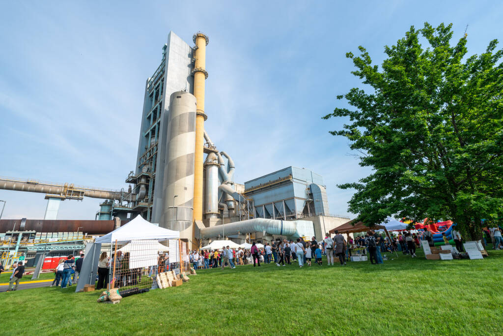 Porte aperte alla cementeria Italcementi di Calusco d'Adda