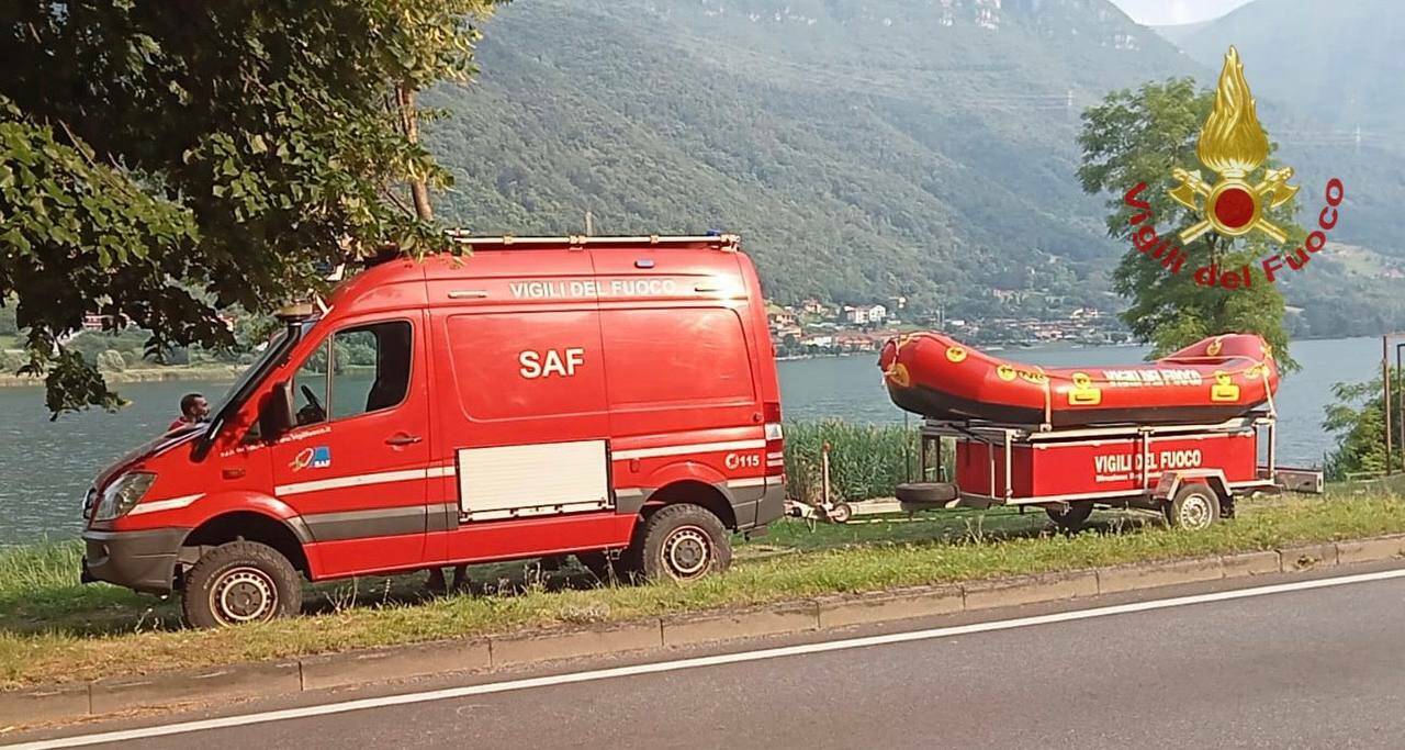 saf lago d'endine, vigili del fuoco lago d'endine