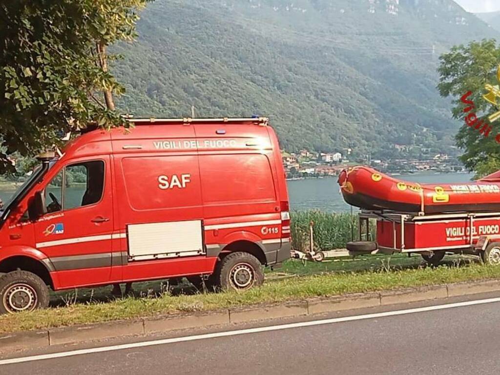 saf lago d'endine, vigili del fuoco lago d'endine