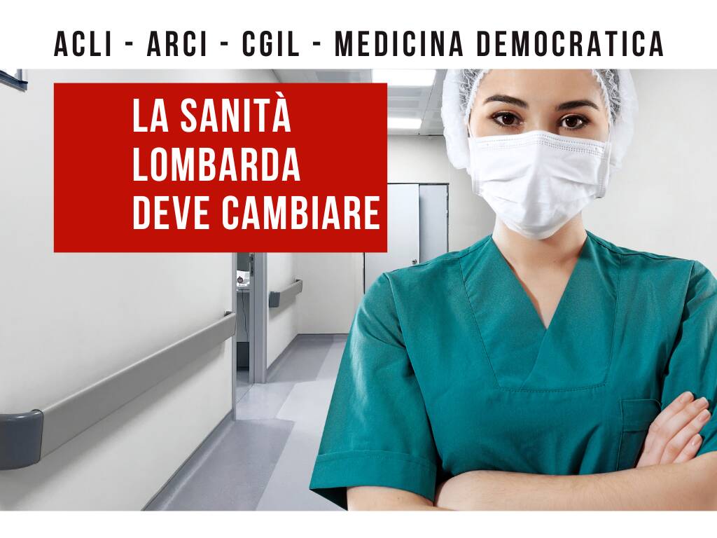 Cgil Bergamo presidio sulla sanità lombarda