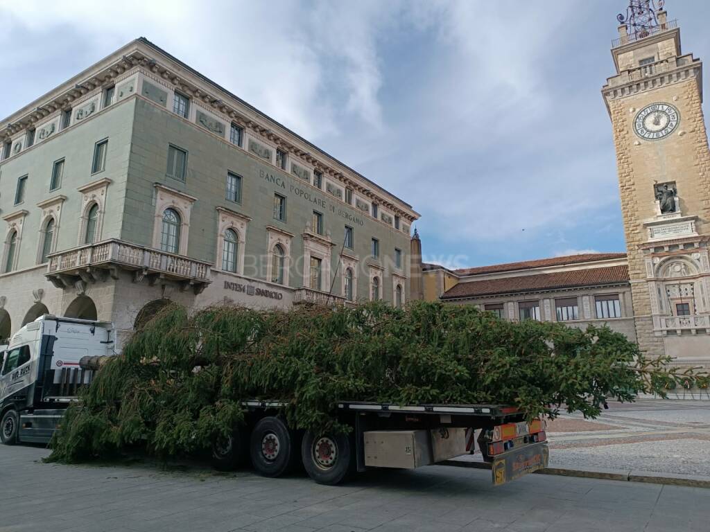 Da Gorno è arrivato "Natalino": l'albero di Natale