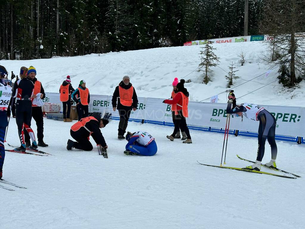 Schilpario, la prima giornata di FESA Cup sotto la neve