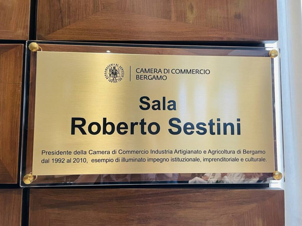 La Camera di commercio intitola una sala a Roberto Sestini