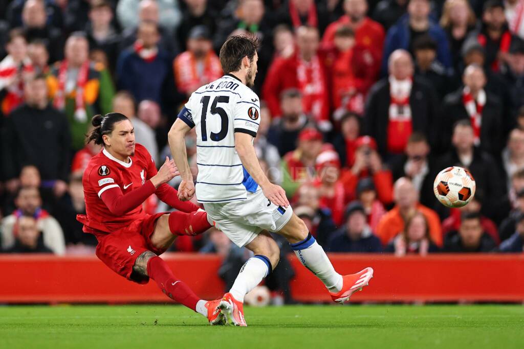 Liverpool-Atalanta, le foto De Roon Darwin Nunez