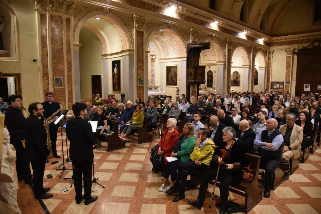 Entusiasmo a Comun Nuovo per "I colori dell'aria" con il Vagues Saxophone Quartet