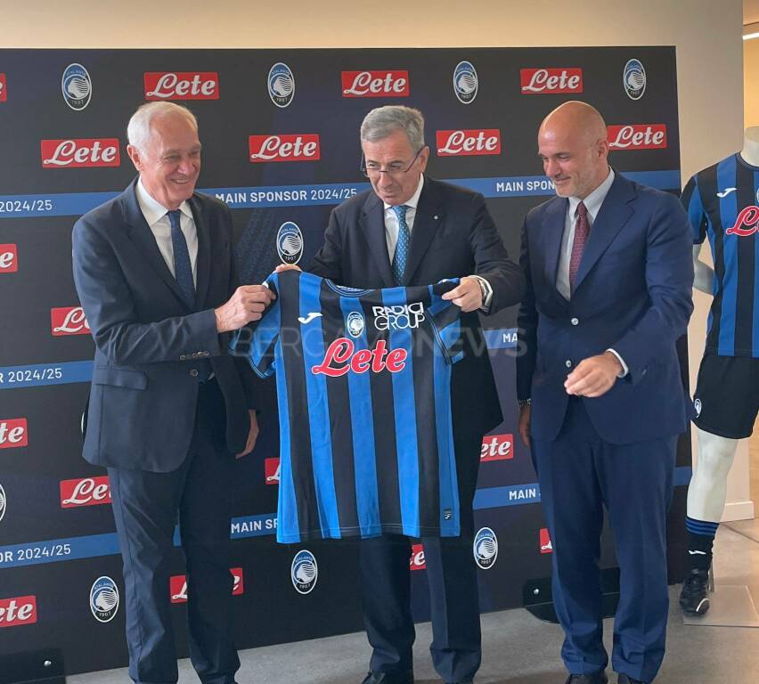 Atalanta, ecco le nuove maglie della stagione 2024/25