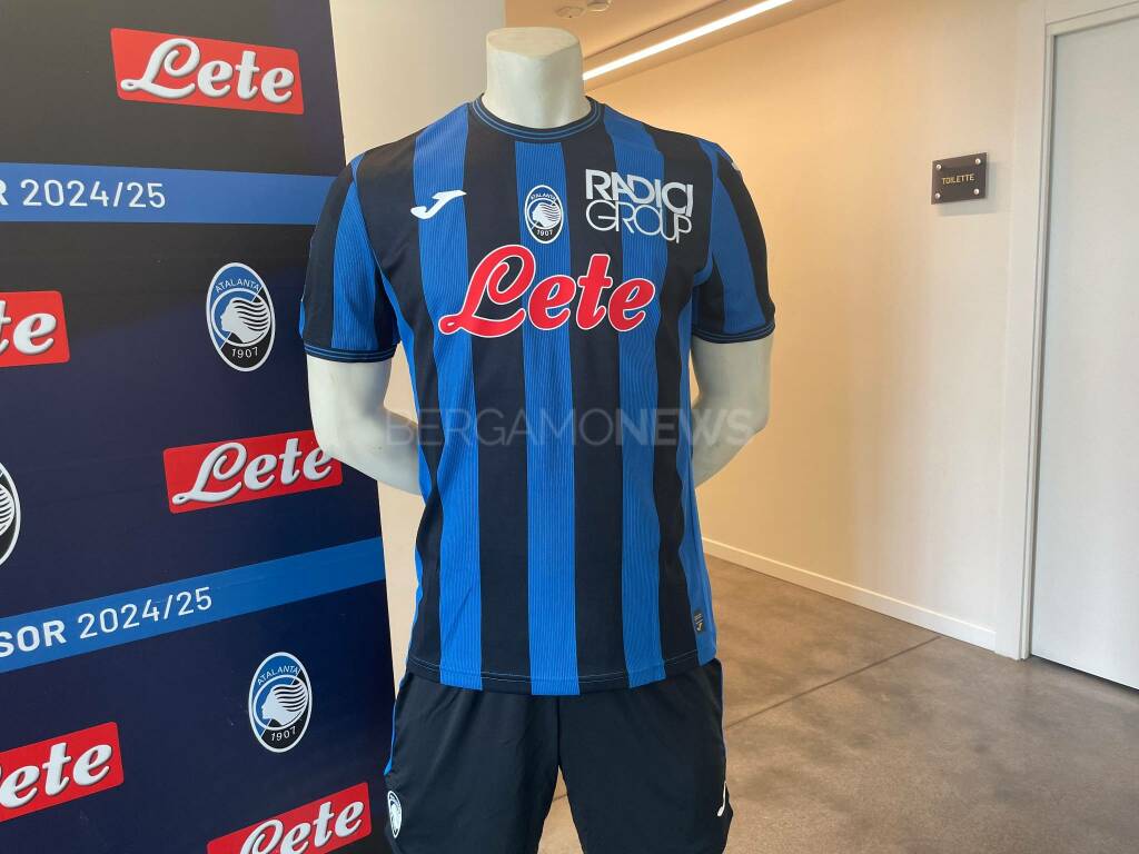 Atalanta, ecco le nuove maglie della stagione 2024/25