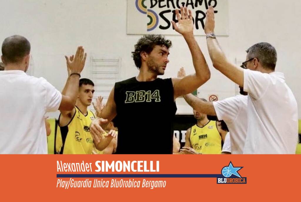 Basket, Alexander Simoncelli lascia la BB14 da capitano dopo la promozione e firma con BluOrobica