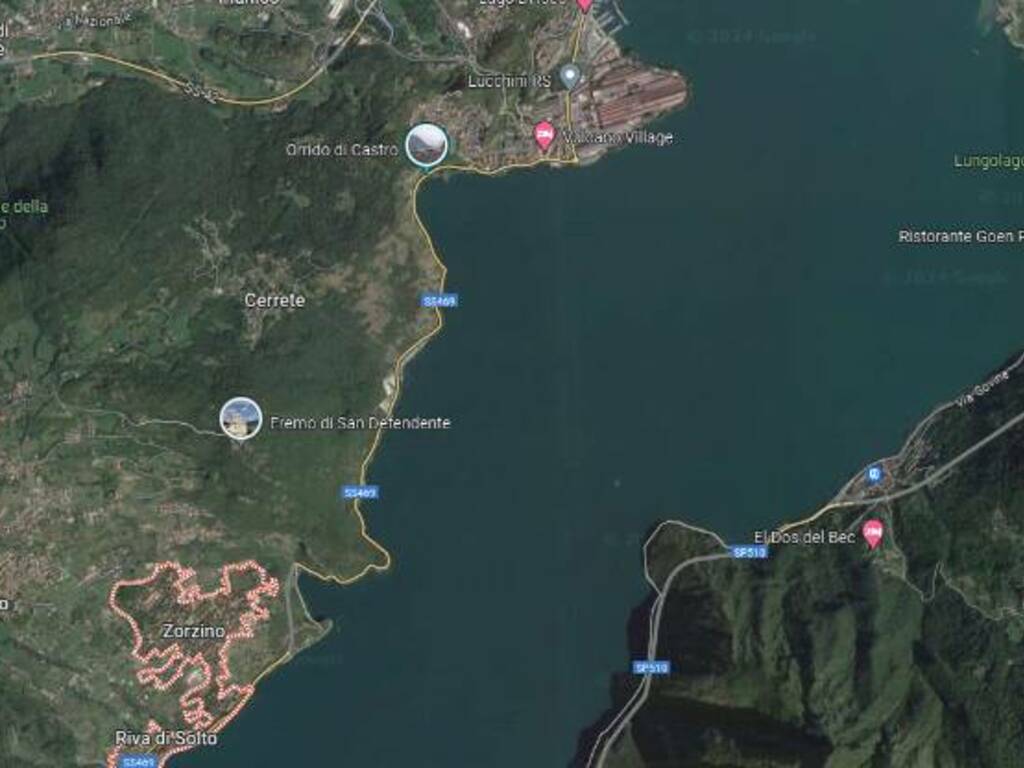 La sponda occidentale del Lago di Iseo da trasformare in itinerario ciclopedonale