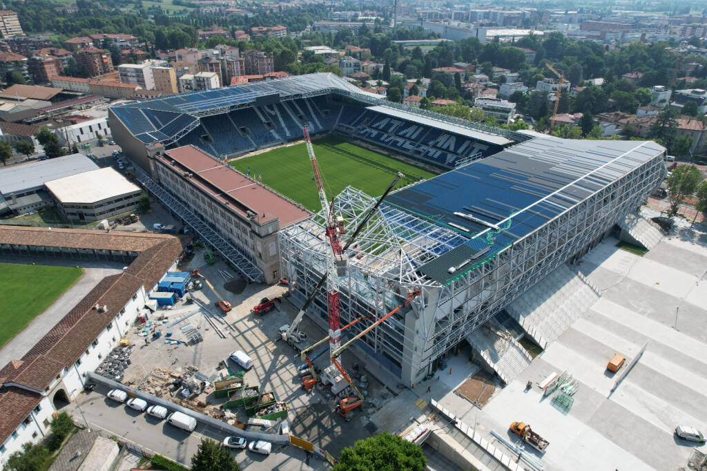 Atalanta, lo stato dei lavori al Gewiss Stadium