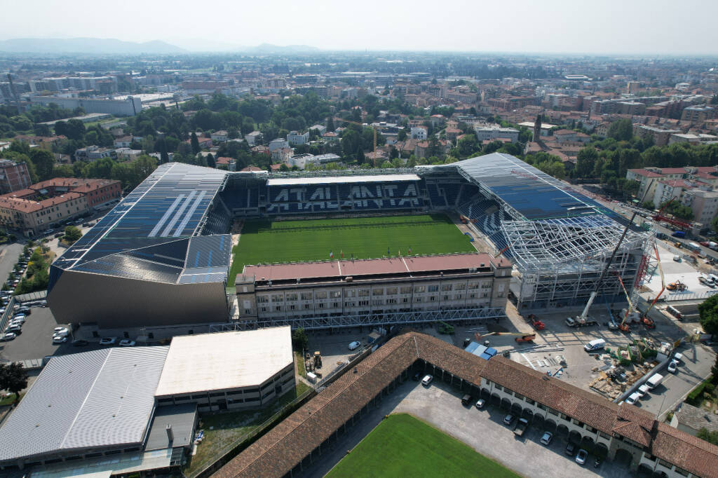 Atalanta, lo stato dei lavori al Gewiss Stadium