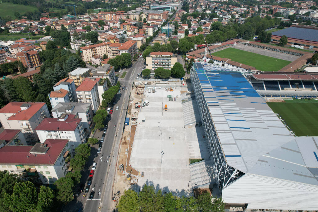 Atalanta, lo stato dei lavori al Gewiss Stadium