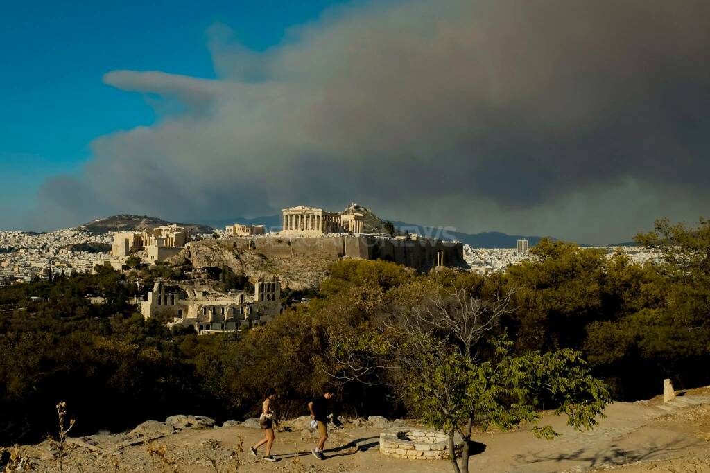 incendio ad Atene (Getty Images)