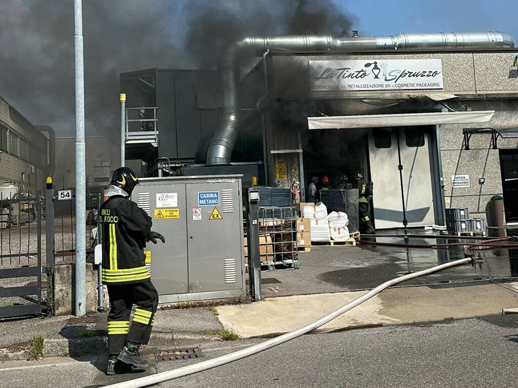 incendio Castelli Calepio