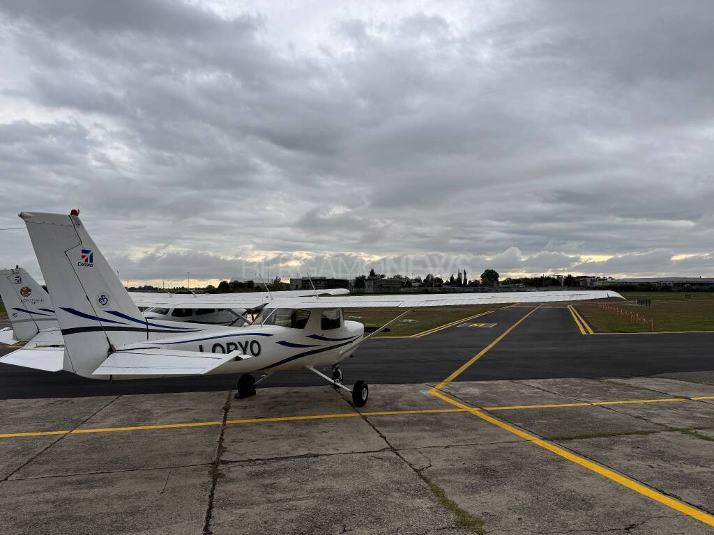 Aeroclub, nuova pista di volo e un sogno all’orizzonte: creare a Bergamo un polo formativo aeronautico