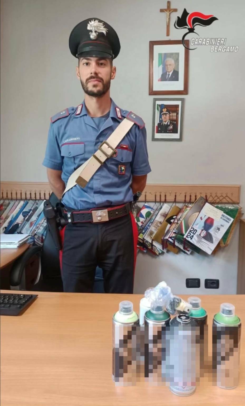 carabinieri spray trescore 