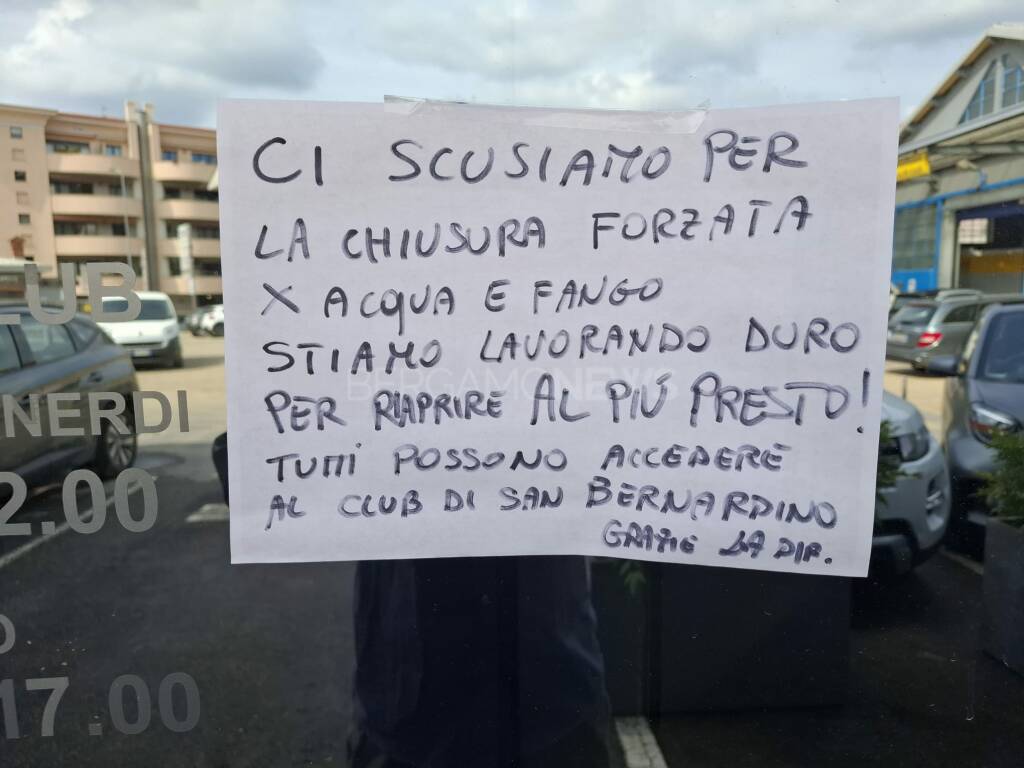 Via Baioni colpita dal nubifragio